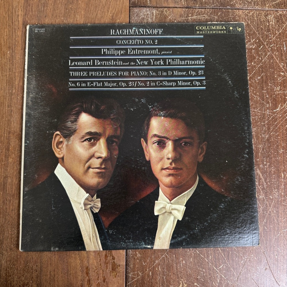 Rachmaninoff Philippe Entremont New York Philharmonic 1968 Columbia LP‎ Record
